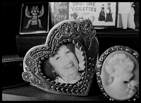 black and white photo of Arlene